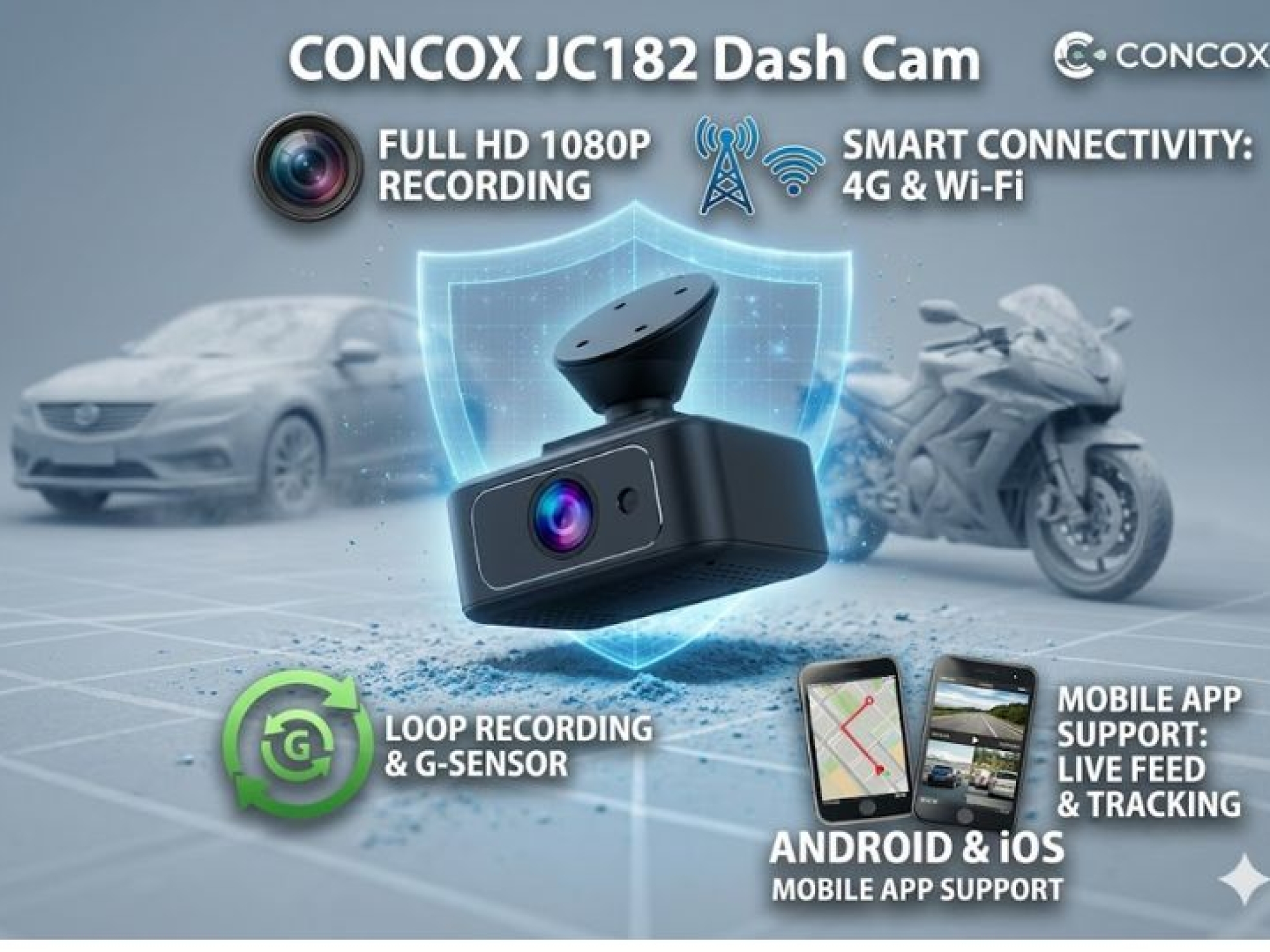 Concox JC182 Dash Cam