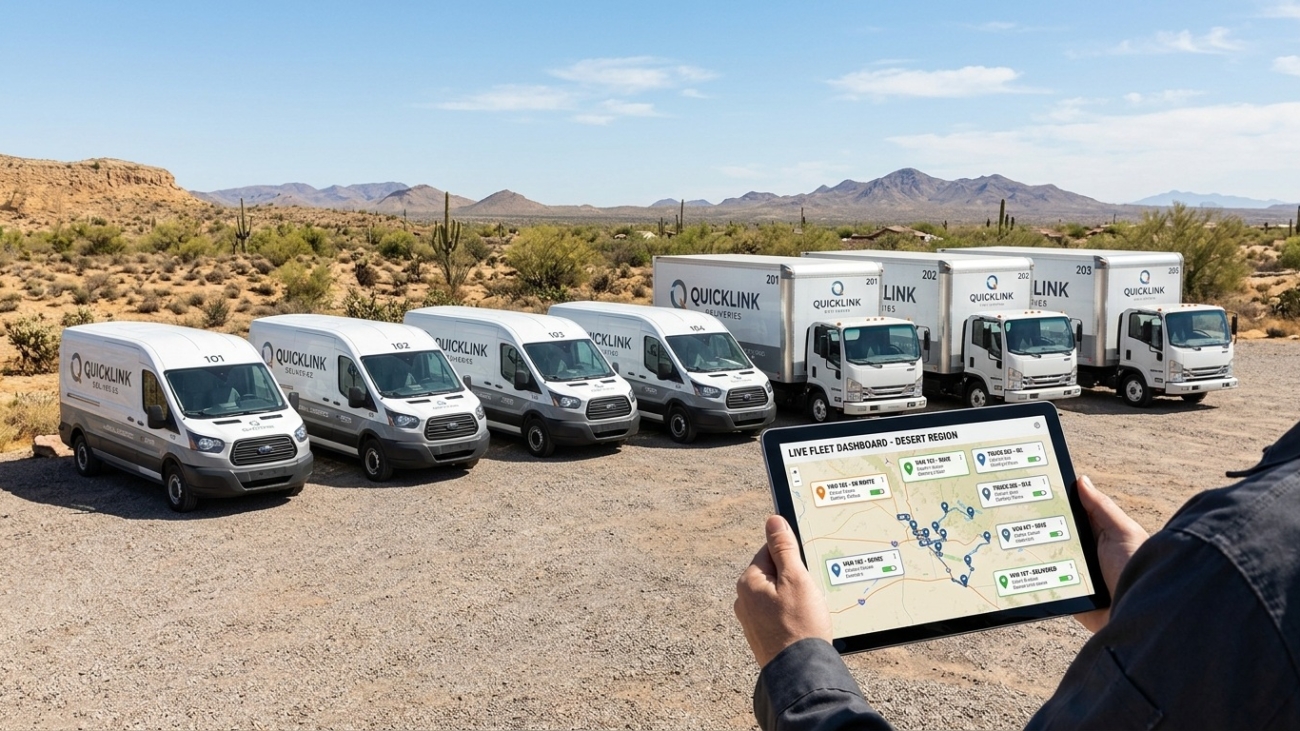 GPS tracker for fleet Kuwait